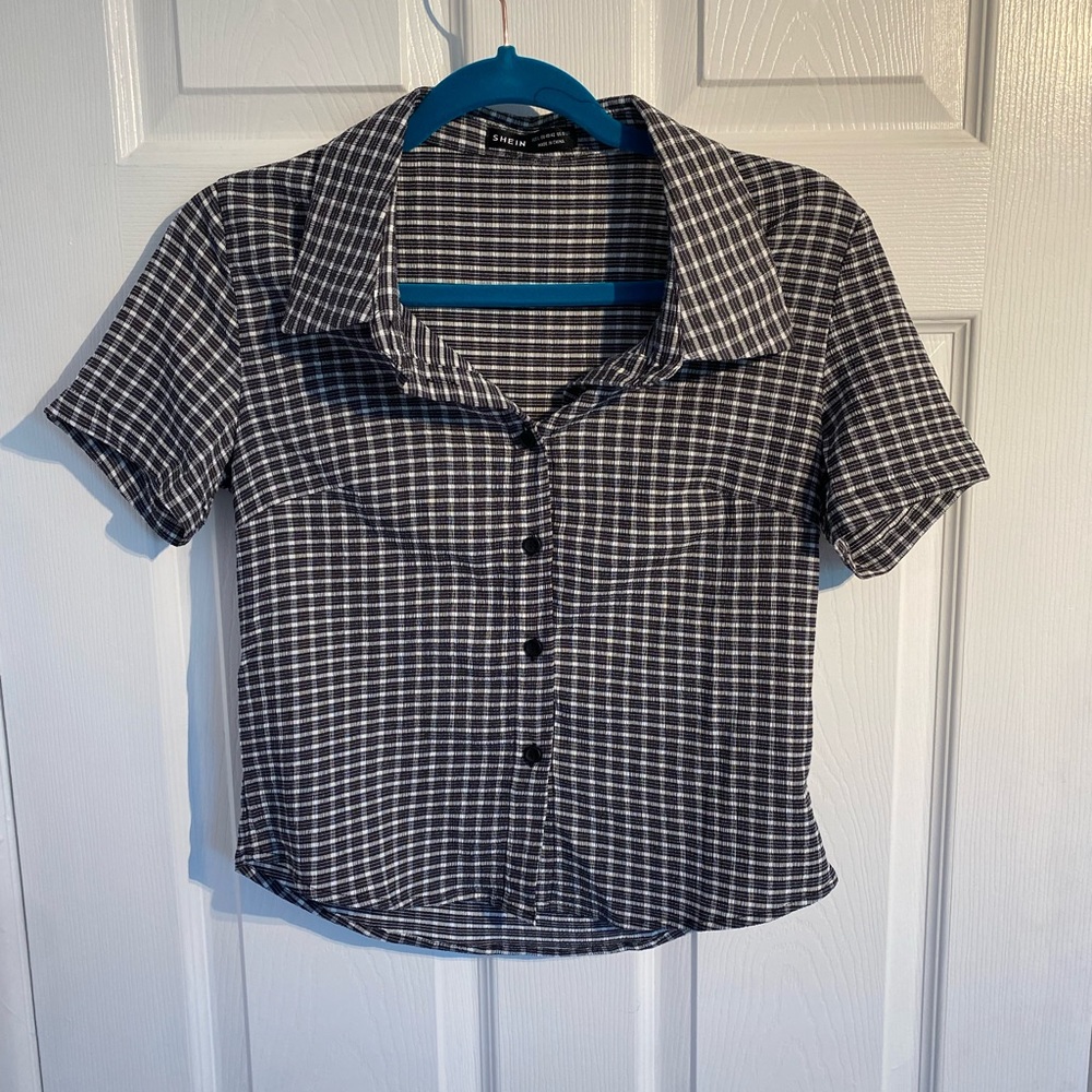 Black and white shirt